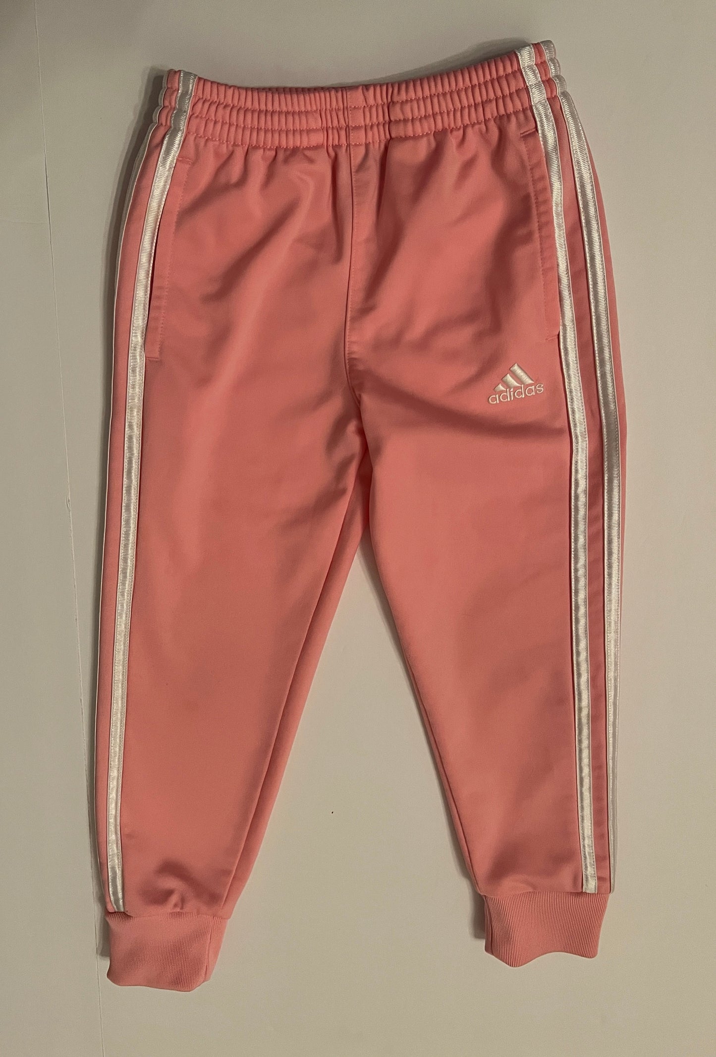 #180 Girls 4T Adidas EUC Pink Tracksuit