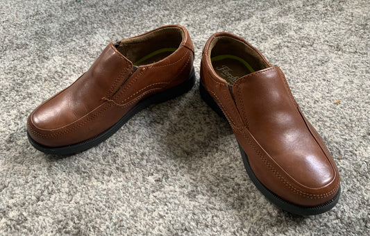 Boys Size 12.5M Florsheim Slip-on Dress Shoes Brown