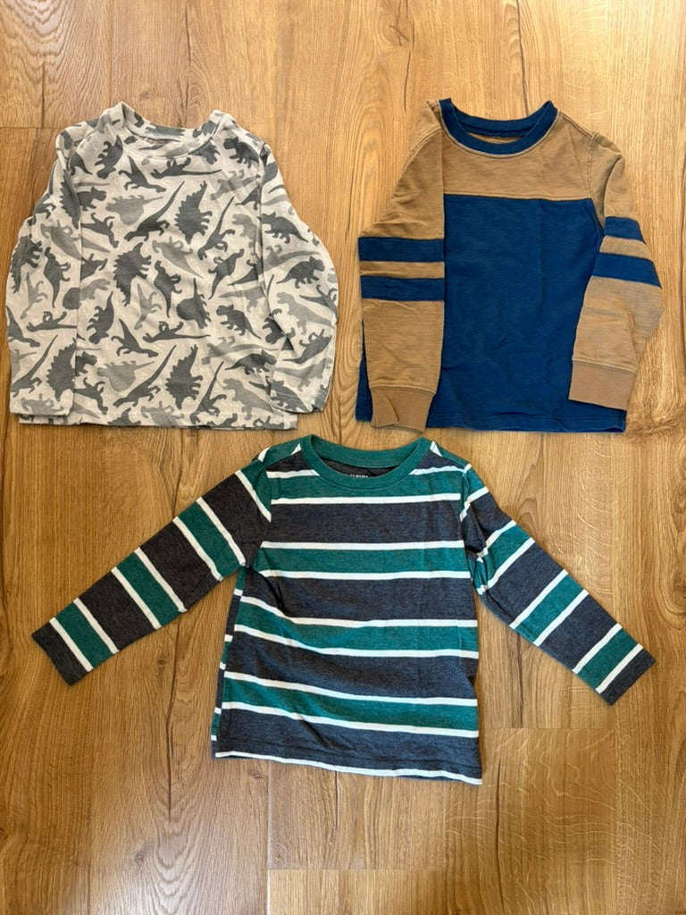 #6 - Old Navy Boys Long Sleeved Shirts (bundle of 3) - 3T