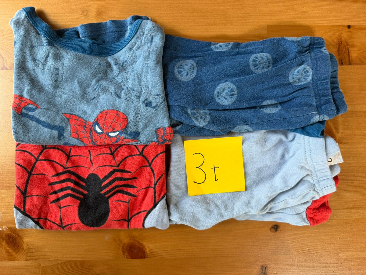 Seller # 94 Boys 3t Spiderman PJ bundle