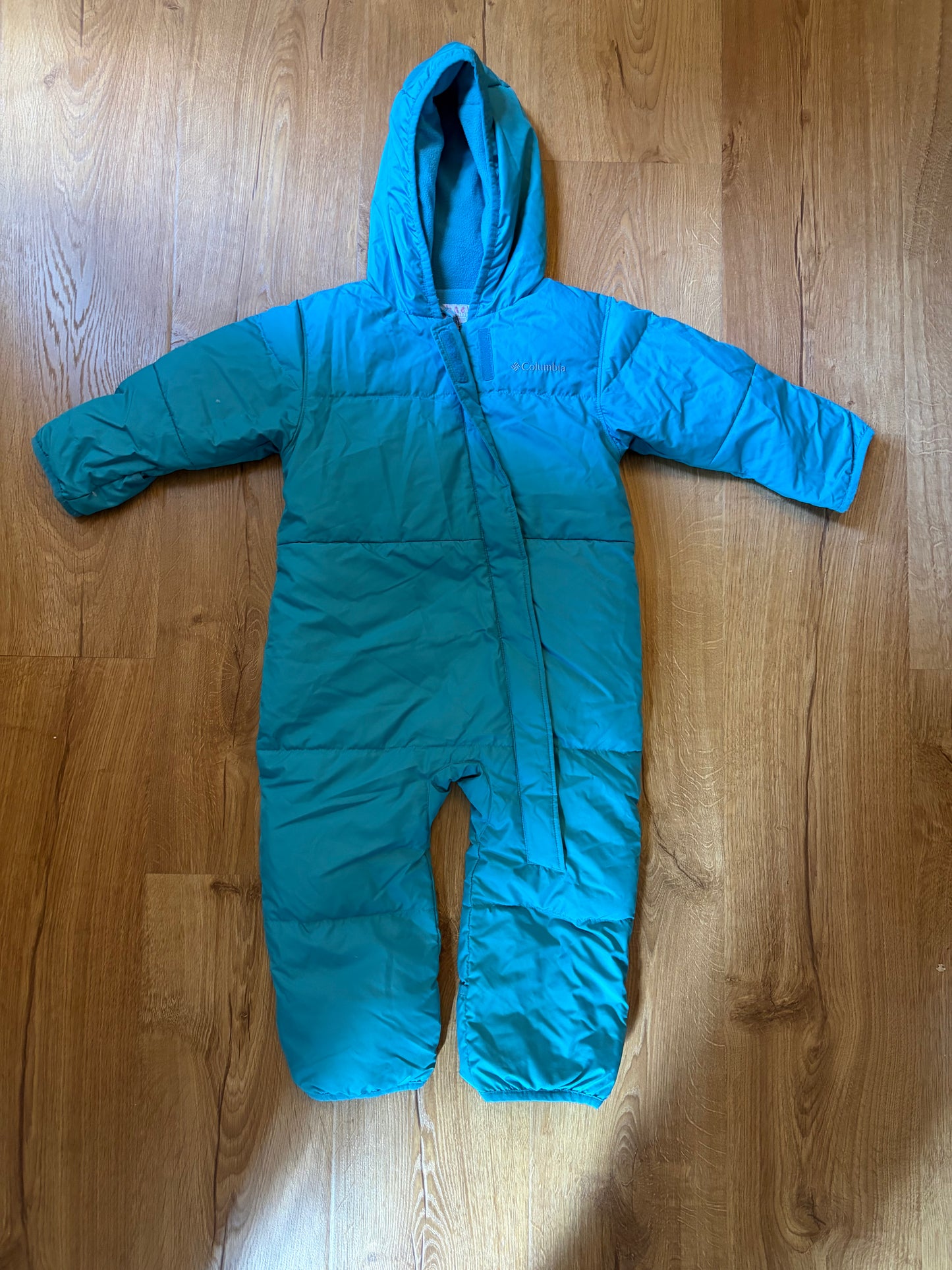 #6 -  Columbia Teal Snow Suit 18-24 months