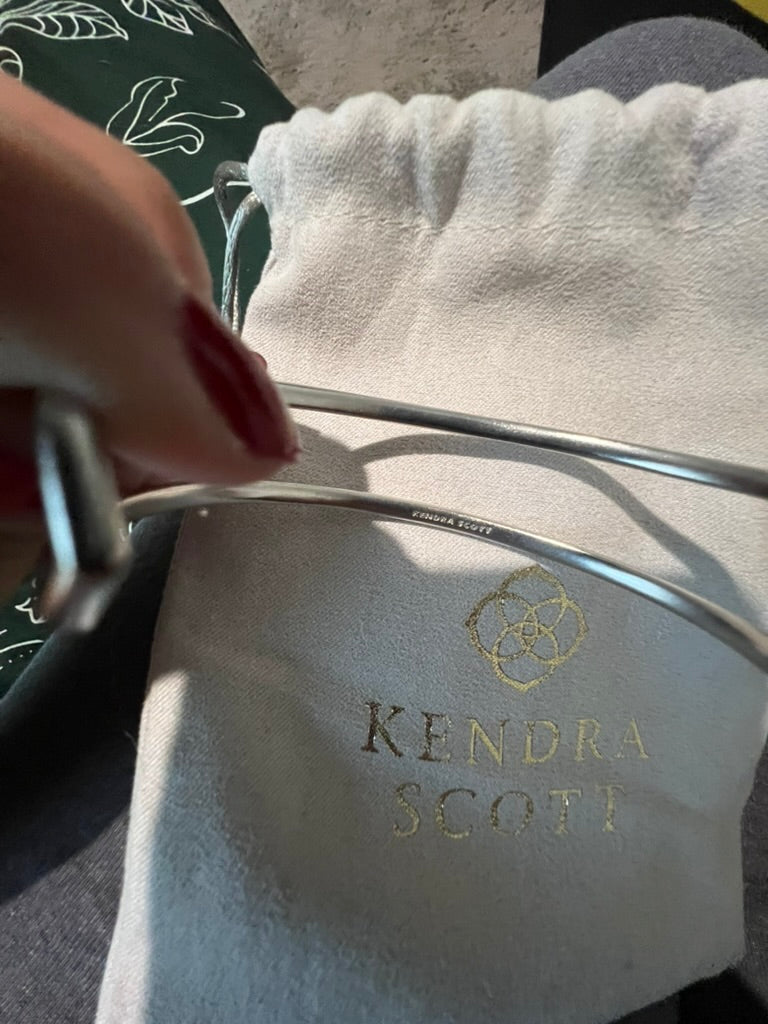 Seller #76 - Kendra Scott Mikki Cuff Bracelet- Rhodium Plated