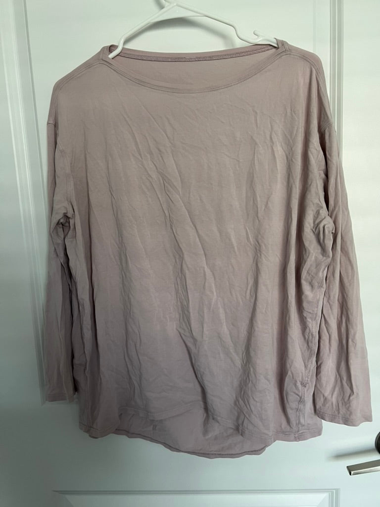 Seller #76 - Lululemon Long Sleeve Shirt - Light Lavender - Estimated Size 8