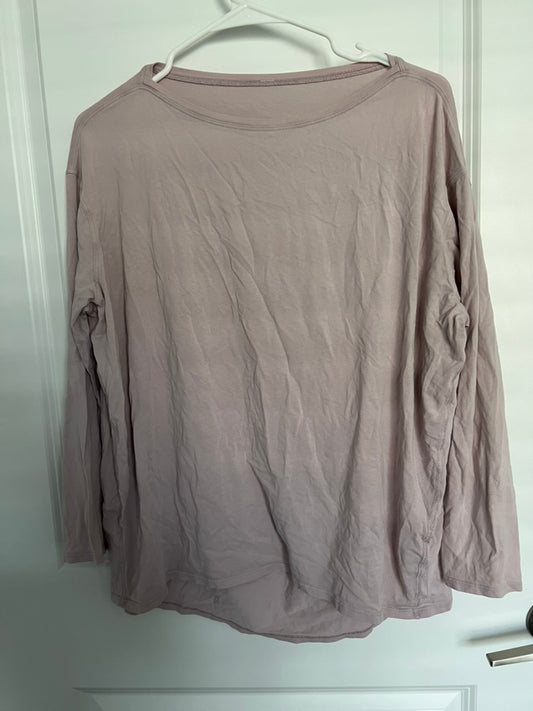 Seller #76 - Lululemon Long Sleeve Shirt - Light Lavender - Estimated Size 8