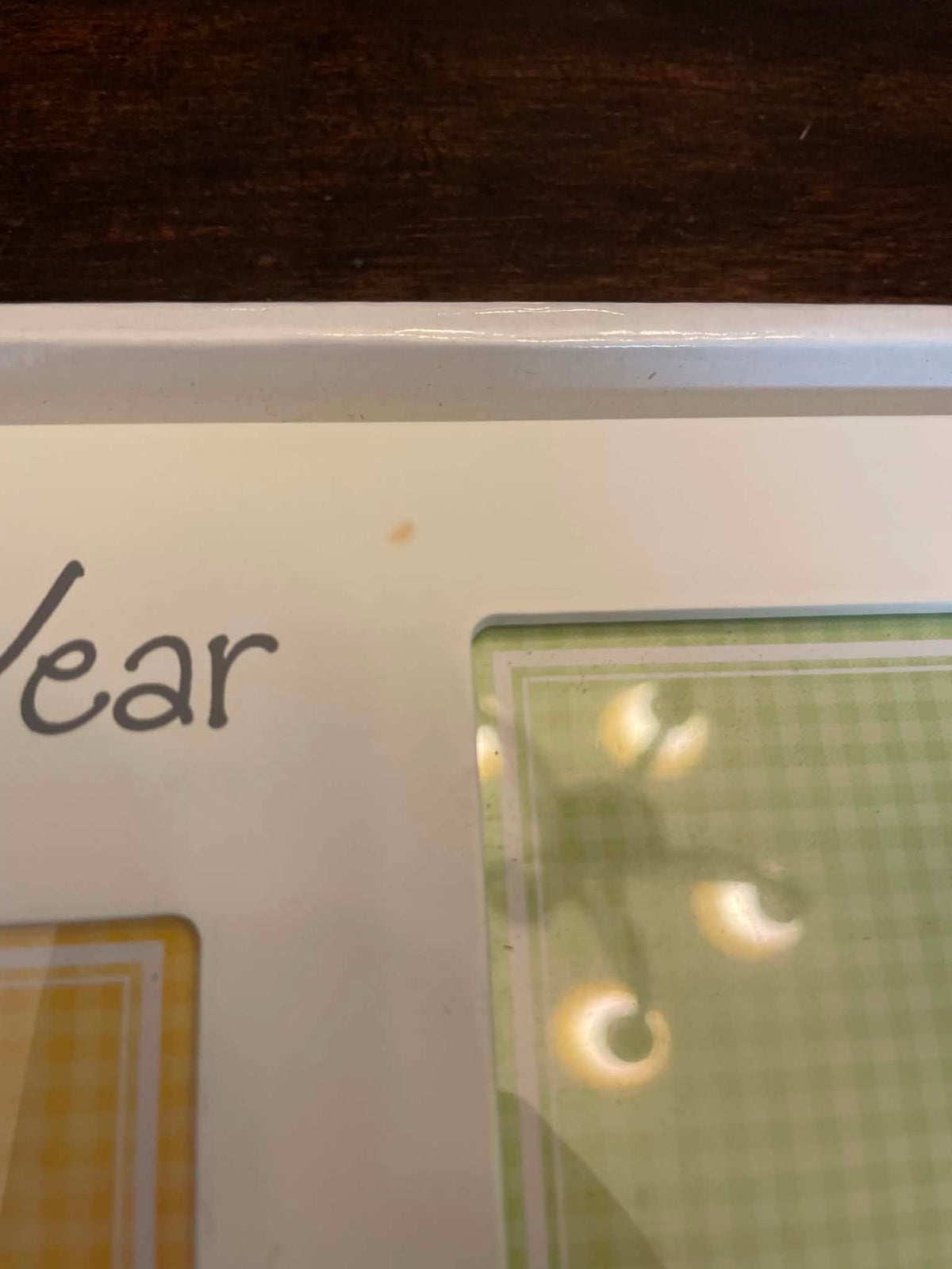 #54 - Baby's First Year Photo Frame - New