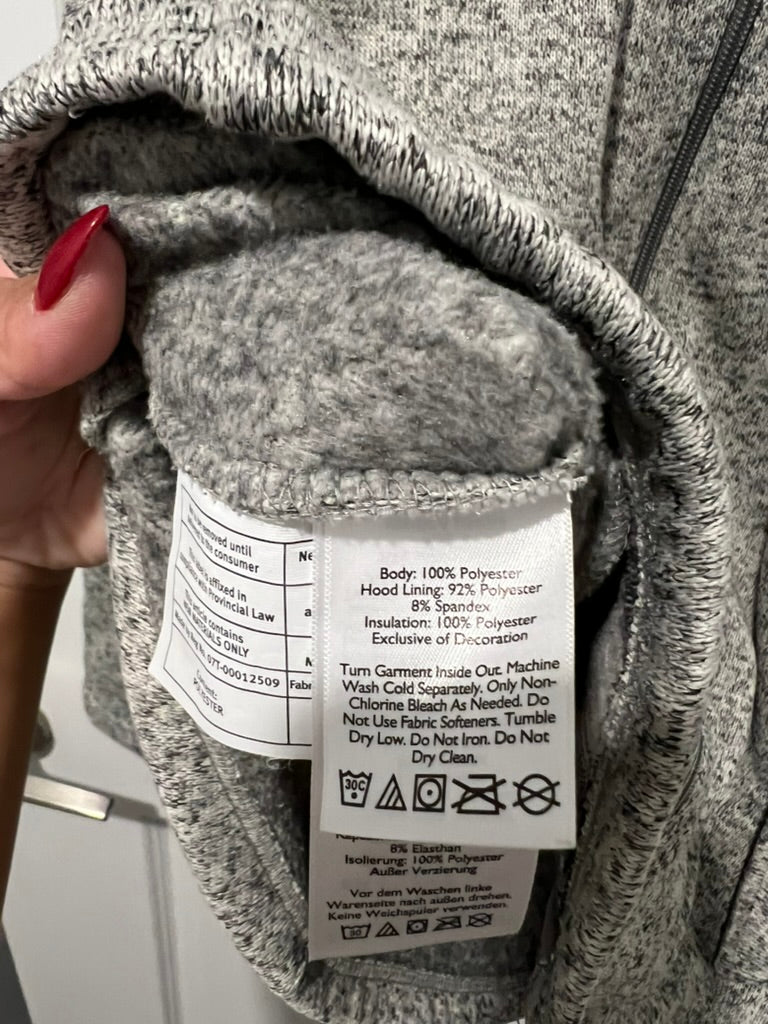 Seller #76 - Eddie Bauer Radiator Fleece Cirrus Hoodie Jacket Women's Gray Size 2XL Plaid