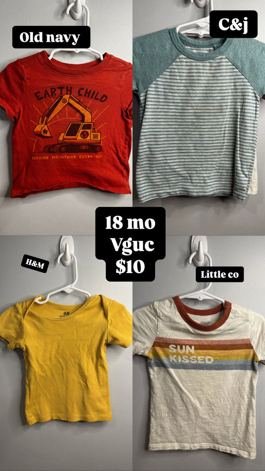 #44 18 mo tshirt bundle