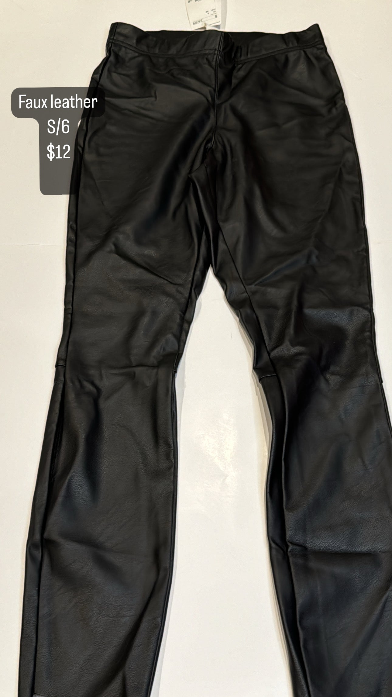 H&M S/6 Faux Leather Pants