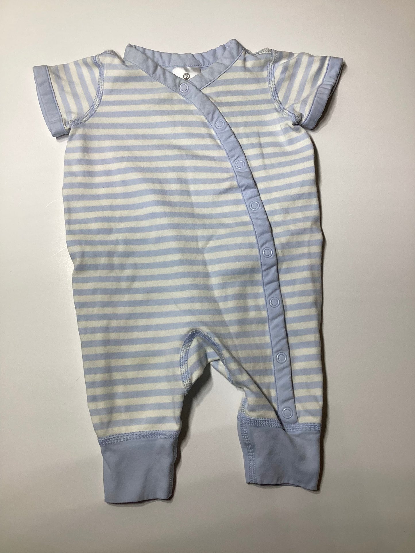 #129 Hanna Andersson 0-3m (50) Striped Outfit