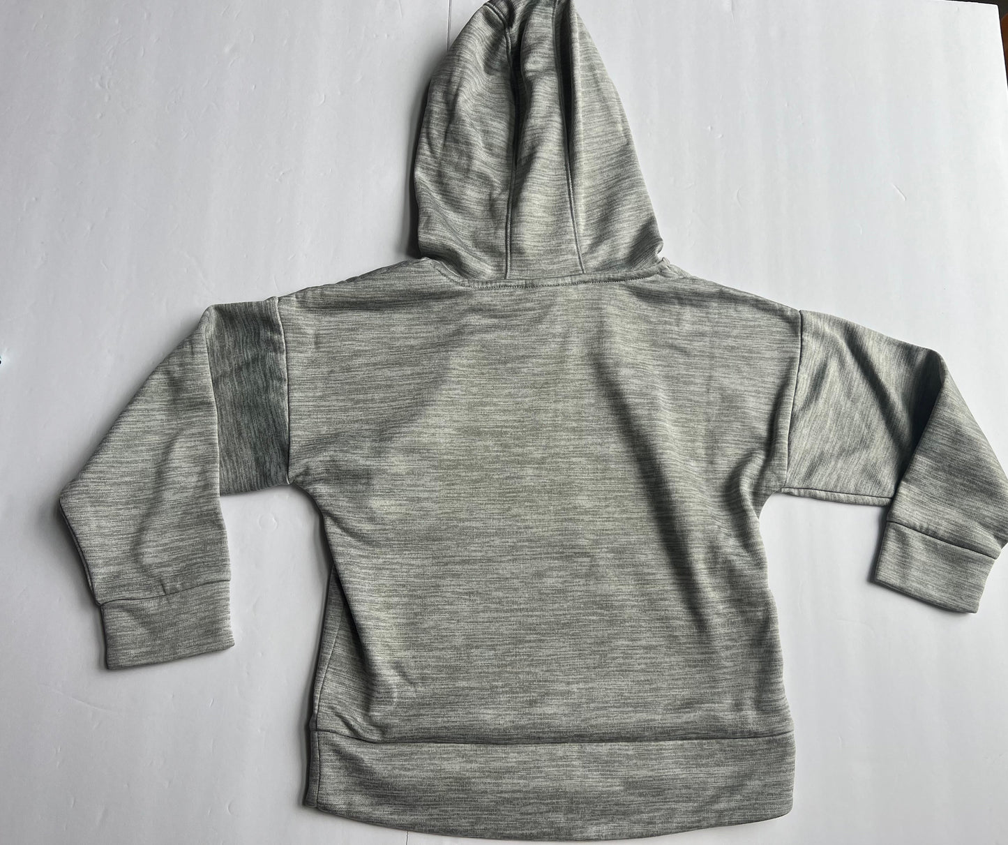 #180 Girls 4T EUC Adidas Gray Hoodie and Black Legging Set