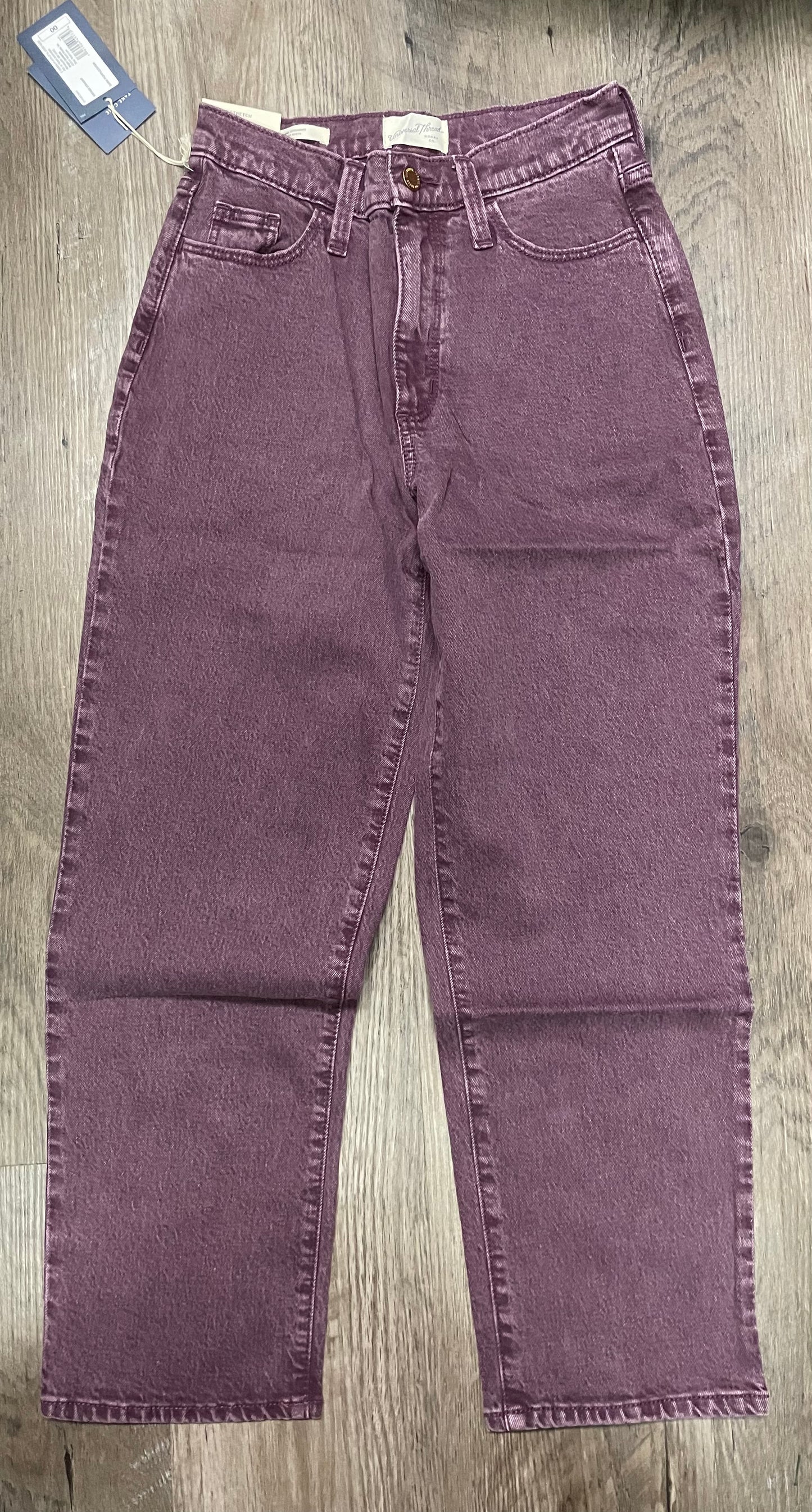 New Women 00 Reg Vintage straight dark purple Universal thread