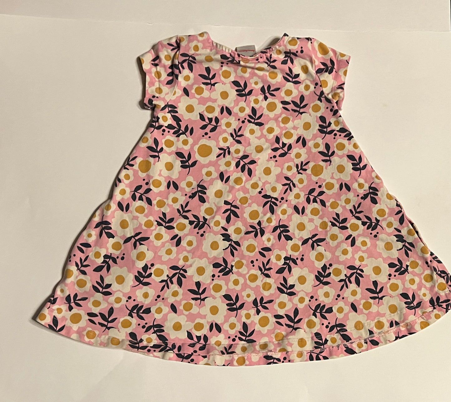 Girls 90 (3T) Hanna Pink Flower Dress with Pockets