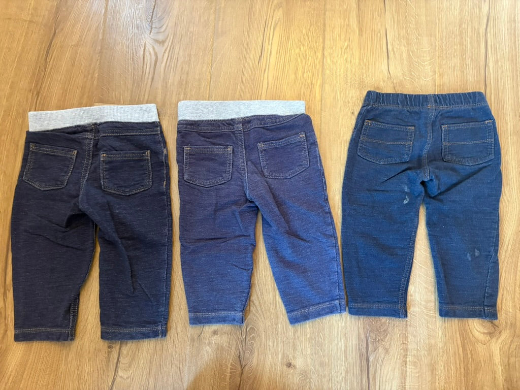 #6 - Carters Boys Jeans (3 pairs) - 12 months