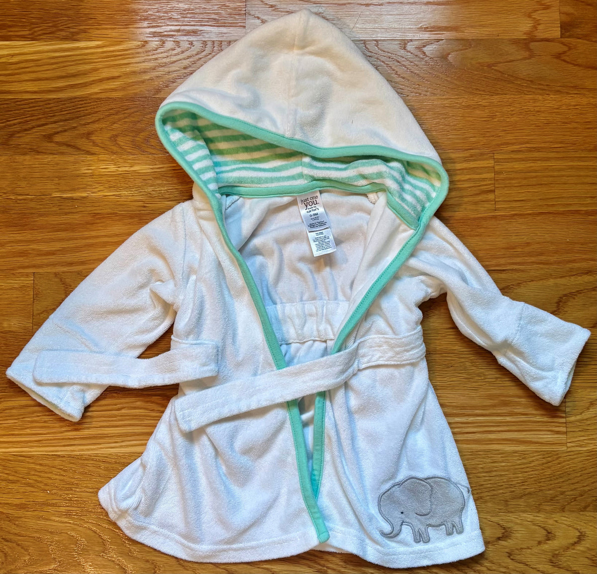 #69 Carter's Bath Robes 0-9M
