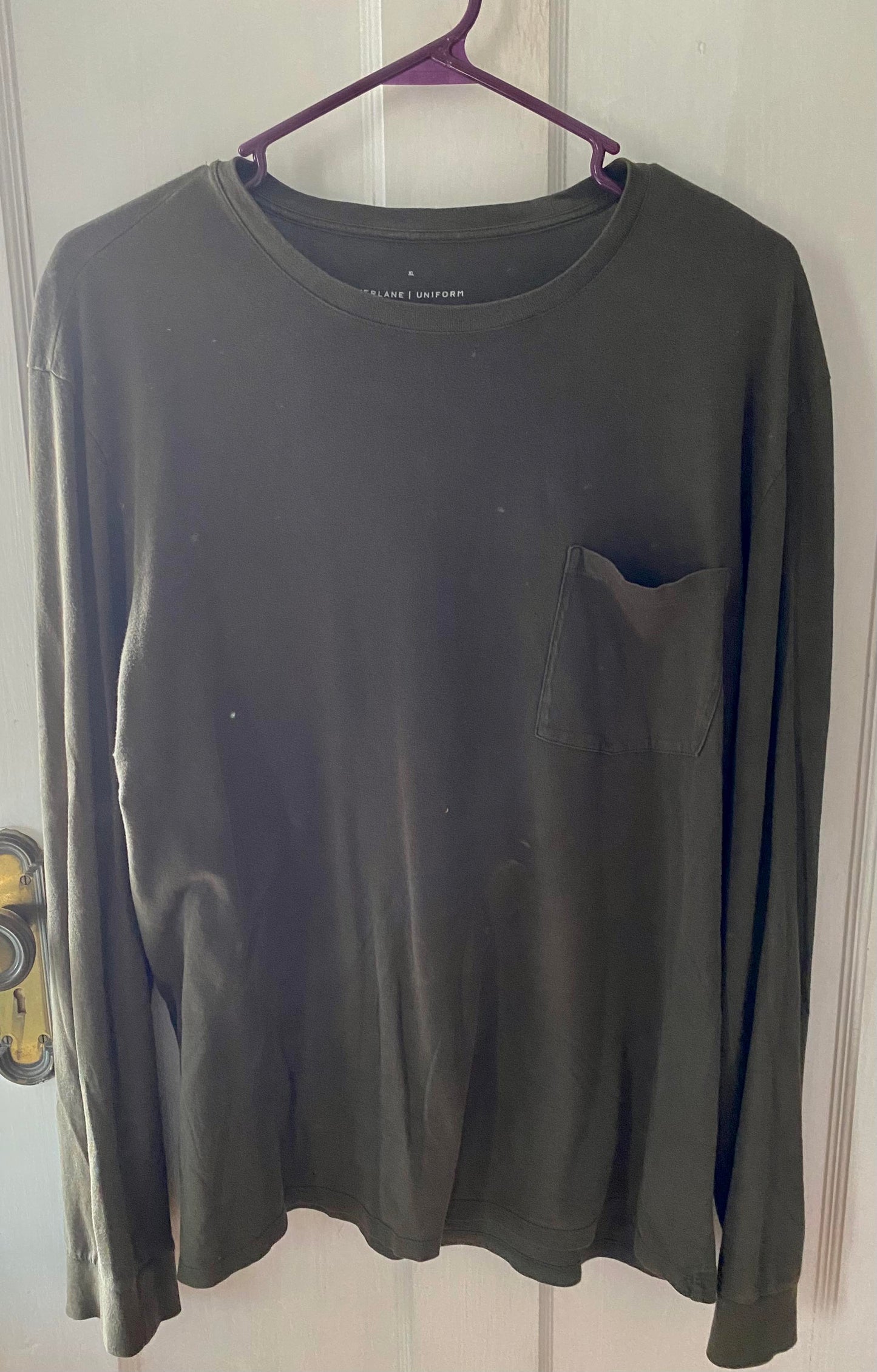 #95B EUC Everlane green long sleeve, Men's XL