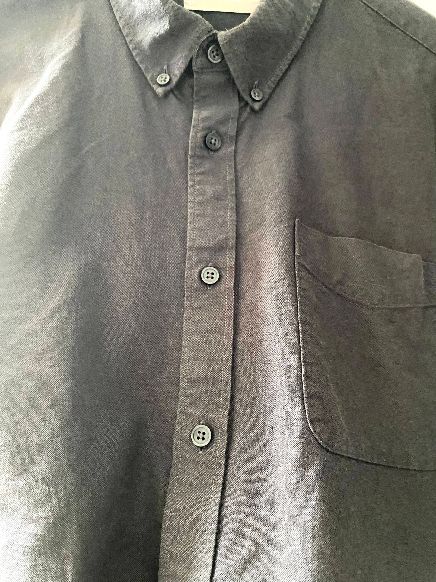 #95B EUC Everlane Soft Utility Shirt, Dark Gray, Men's L