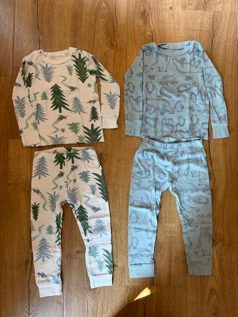 #6 - Carters Just One You Long Sleeved Pajamas (set of 2) - 2T
