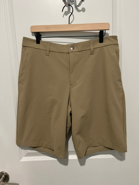 Seller #76 - Lululemon Commission Short Relaxed *Warpstreme 11" - Tofino Sand - Size 34