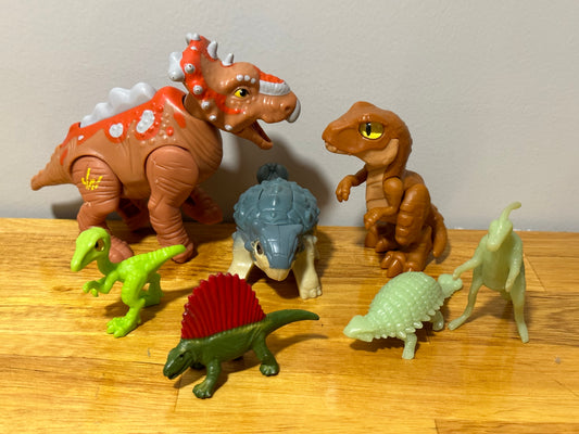 Lot of 7 Misc. Dinosaurs