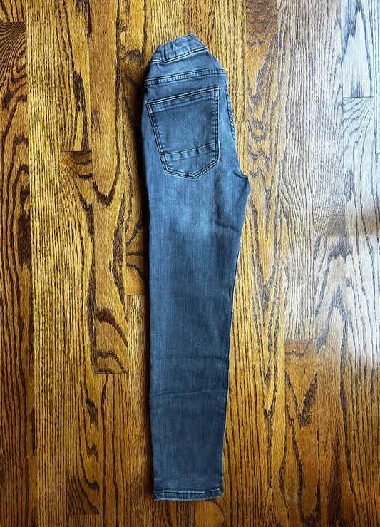 Seller #115 - REDUCED H&M Girls 9-10Y (Run Like an 8) Super Stretch Skinny Jeans, Dark Gray, VGUC