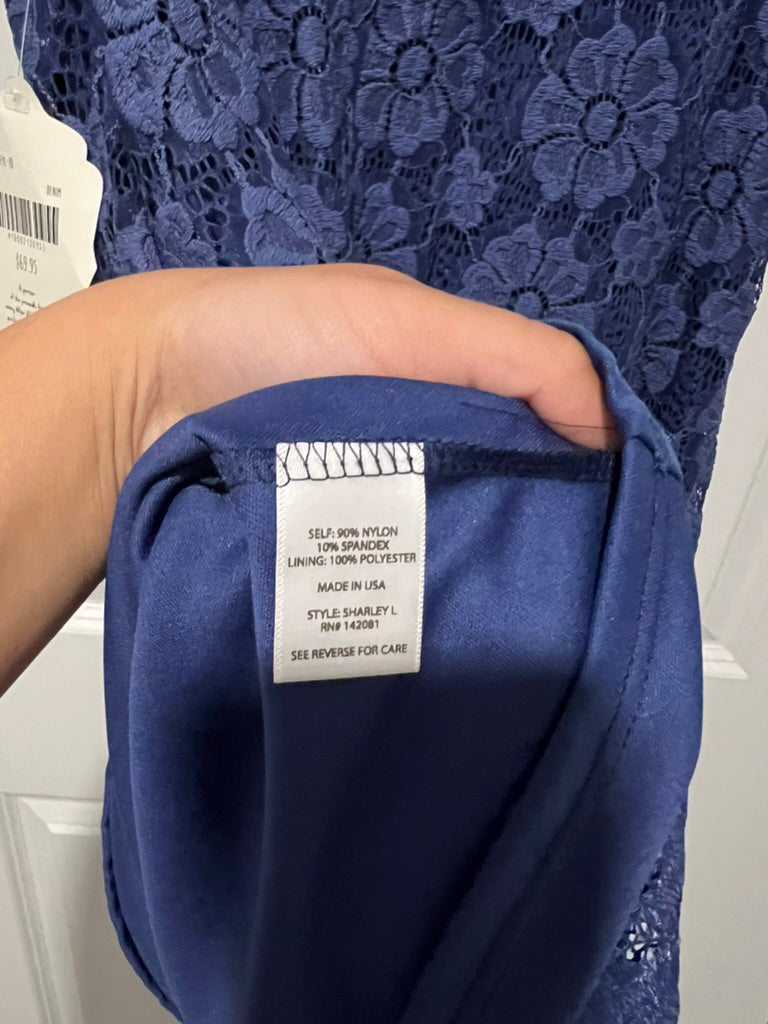 Seller #76 - Altar'd State Mini Dress - Lace - Blue - Size Large - NWT