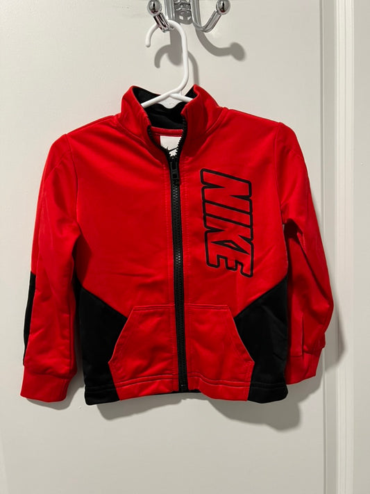 Seller #76 - Nike Boys Size 2T Track Suit Jacket Logo Black Red