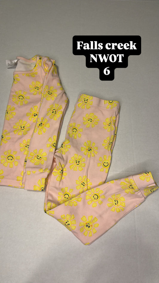 #44 Falls Creek Sunshine PJ size 6