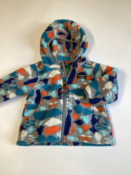 #129 REDUCED 6-12m LLBean zip up