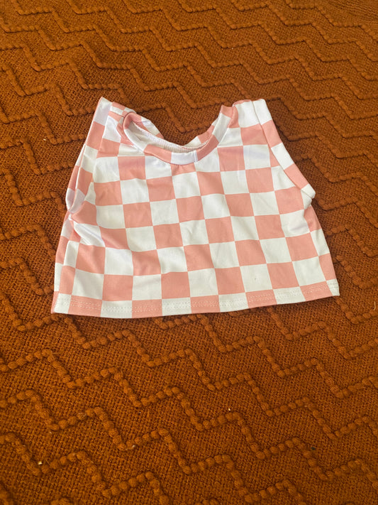 Girls 2T Small Shop Cropped Top