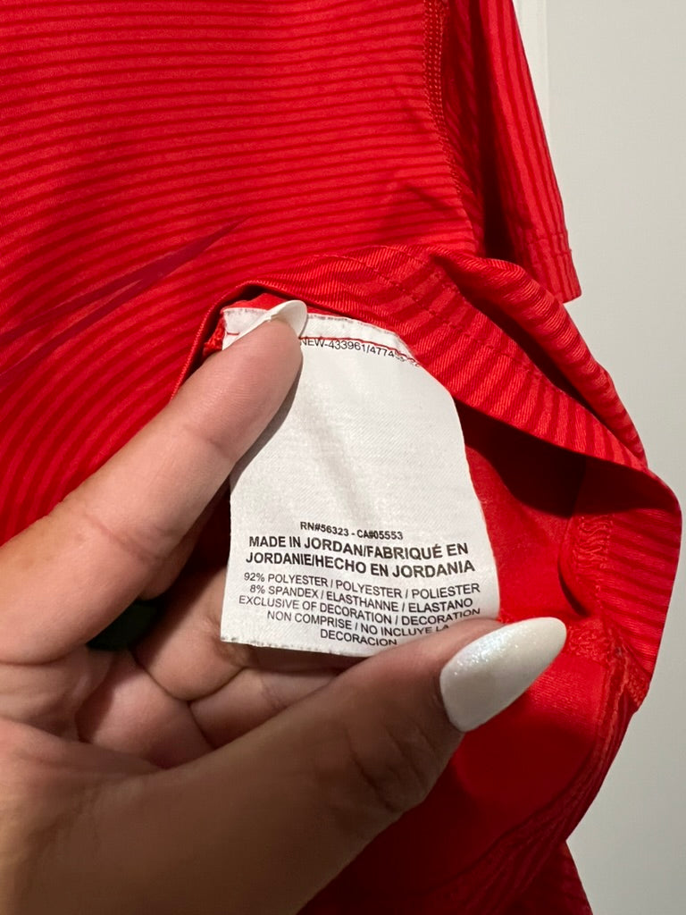 Seller #76 - Nike Pro Boy's Cool Fitted Allover Print Training Shirt Red XS