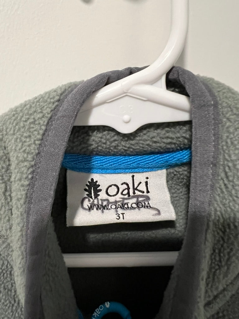 Seller #76 - OAKI 200 Series Polartec Fleece Jacket Size 3T Grey