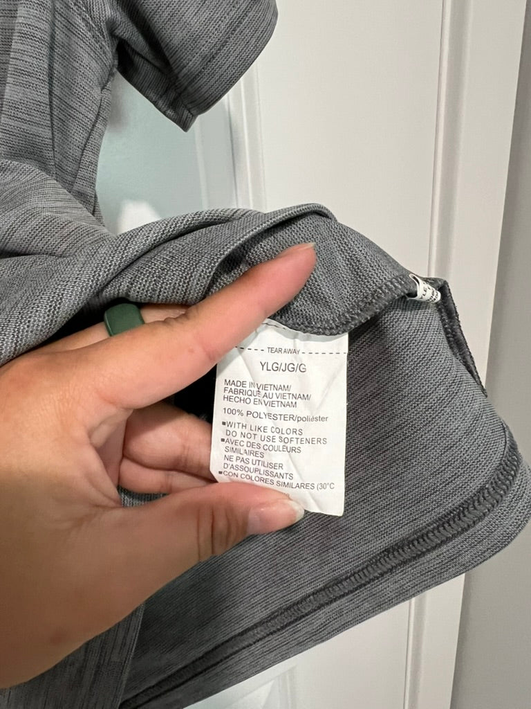 Seller #76 - Under Armour Boys Heatgear Polo - Heather Gray - Youth Large