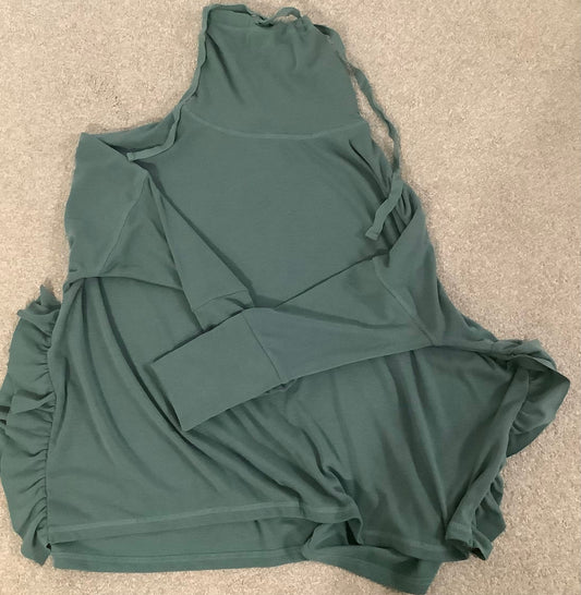 #130 Heyson Cowl Neck Poncho Style top Sz S