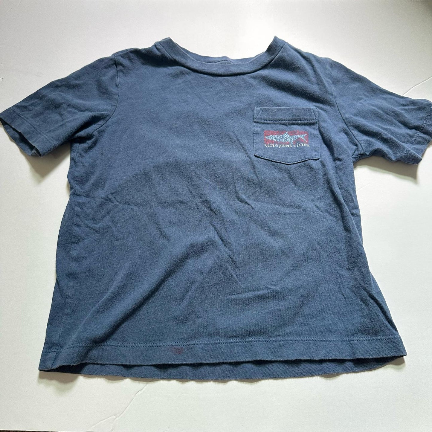 #162 Vineyard Vines Blue Shirt Boys 3T