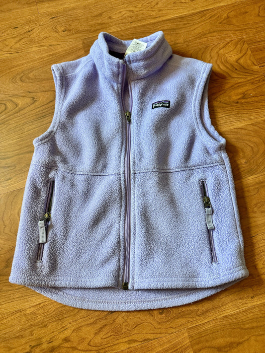 #48 Patagonia Light Purple Fleece Vest 5-6