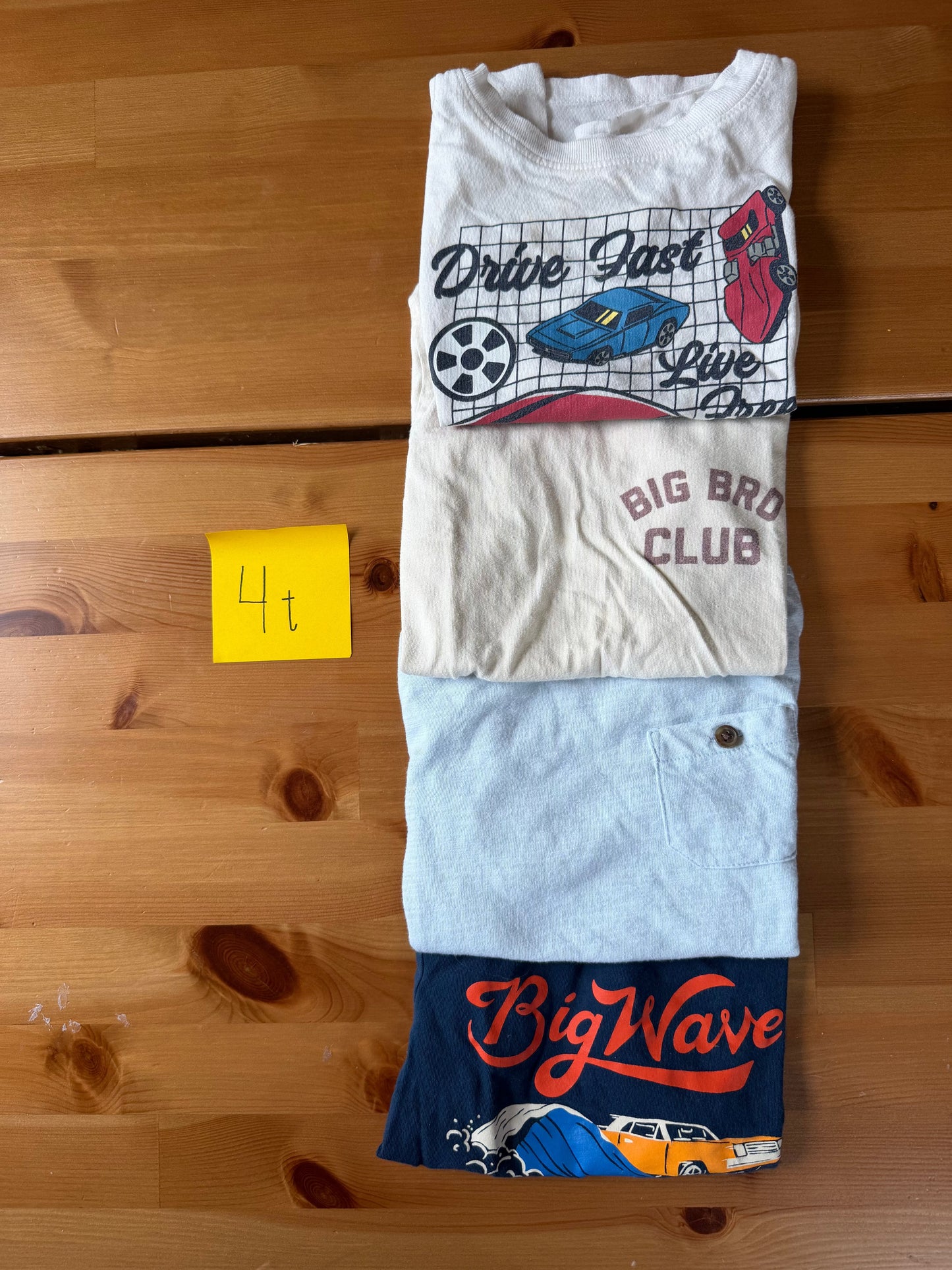Seller #94 Boys 4t T Shirt Bundle