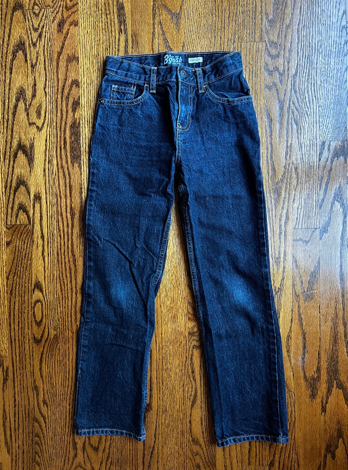 Seller #115 - REDUCED OshKosh Boys Size 10 Dark Blue Jeans, Straight Fit, VGUC