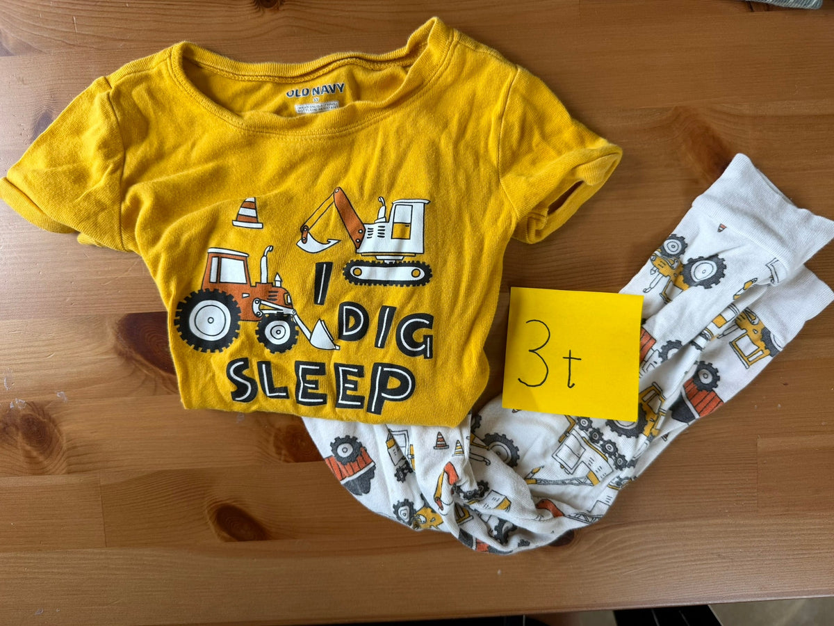Seller #94 Boys 3T Pajama Bundle Old Navy, Bamboo, Carters