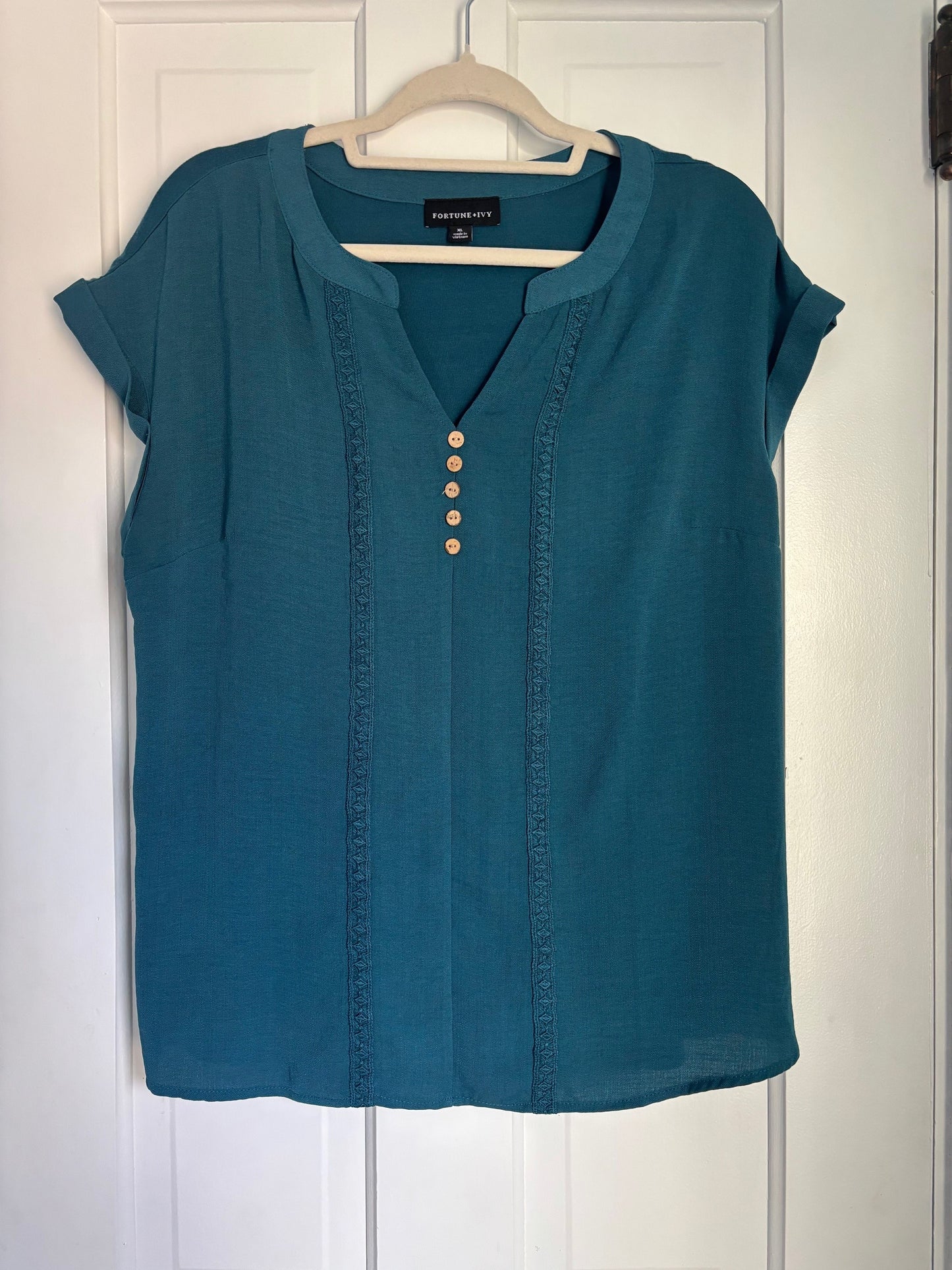 #43 Fortune and Ivy (Stitch Fix) Top Women's XL EUC