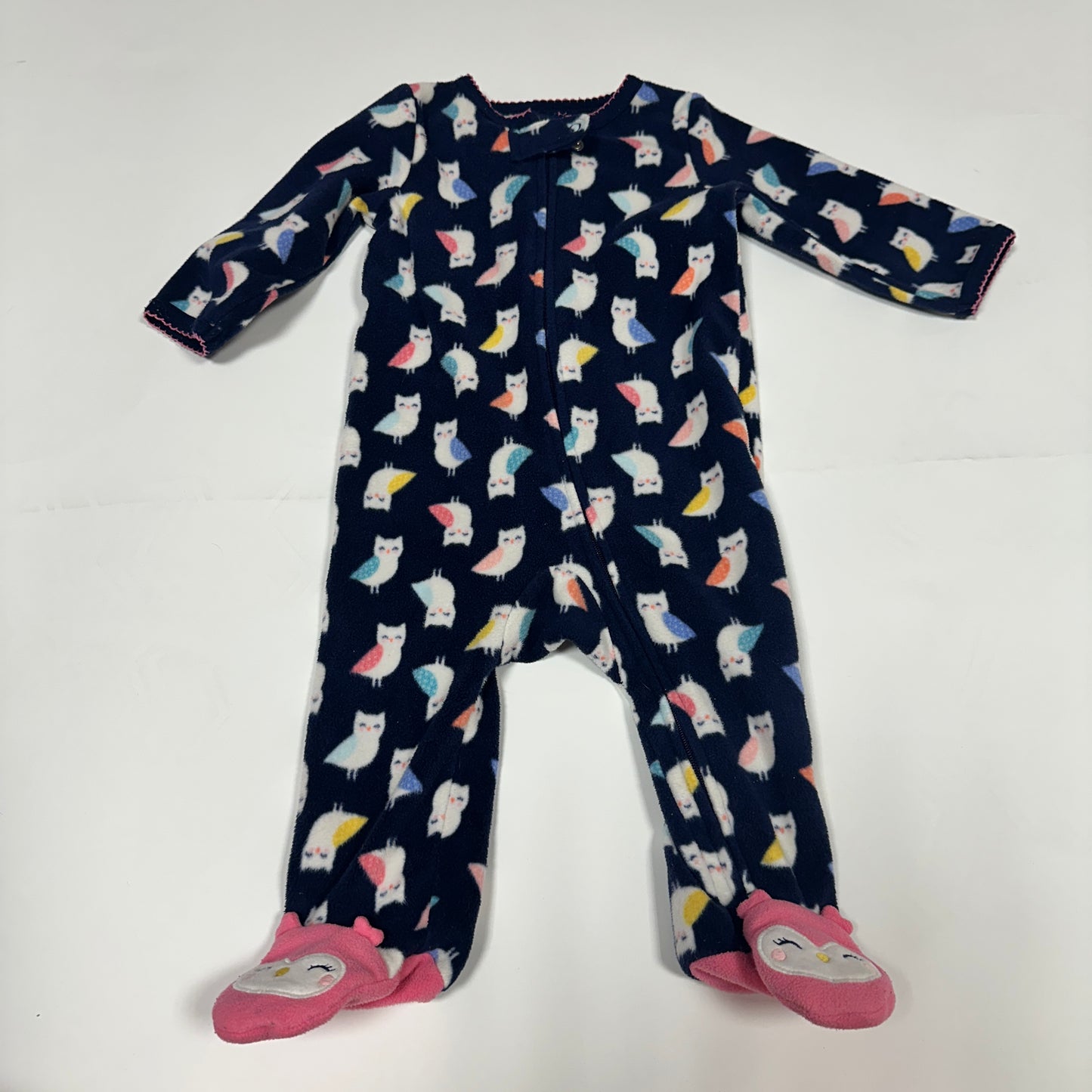 #87 Carters Girl Pj's size 6month fleece