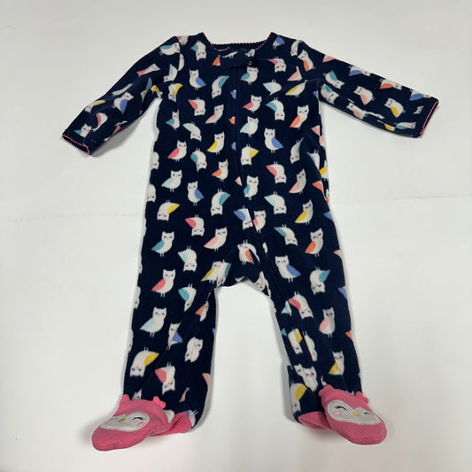 #87 Carters Girl Pj's size 6month fleece