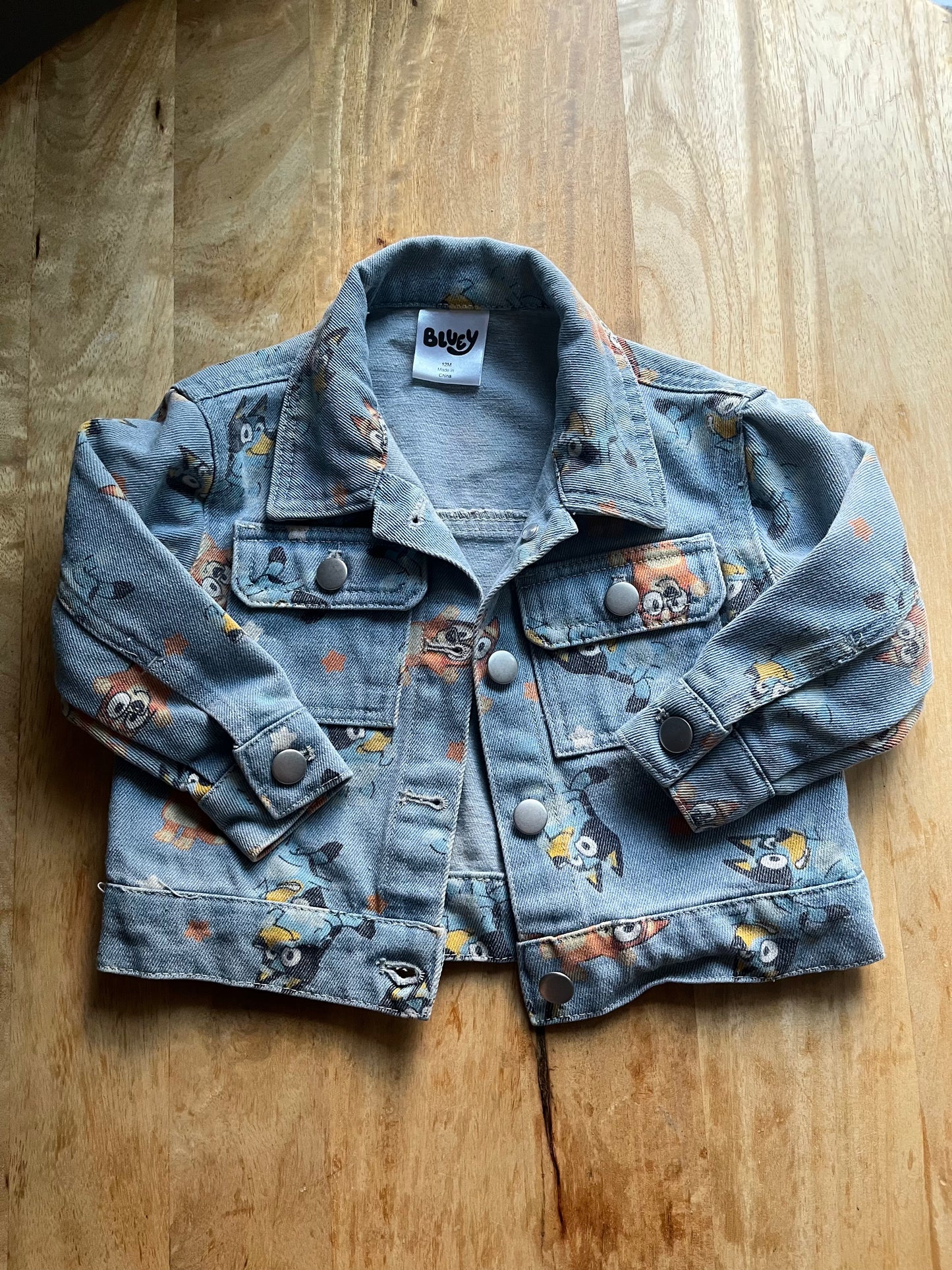 #97- Bluey Denim Jacket- 12months