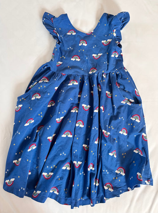 Seller #114 - Hanna Andersson Size 120 (6-7) Twirl Rainbow Dress