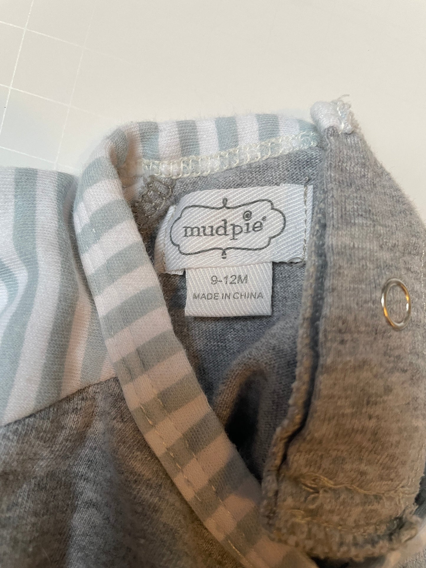 Seller #126 MudPie Boys 9-12 Month Gold Shortall