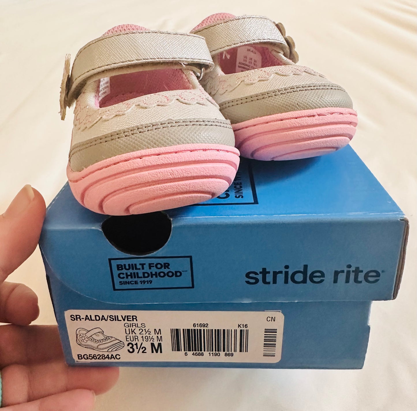 Seller #114 - NIB Stride Rite Girls Mary Jane Toddler Size 3.5