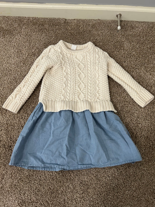 SELLER 26: Babygap Sweater Dress Size 4T - EUC