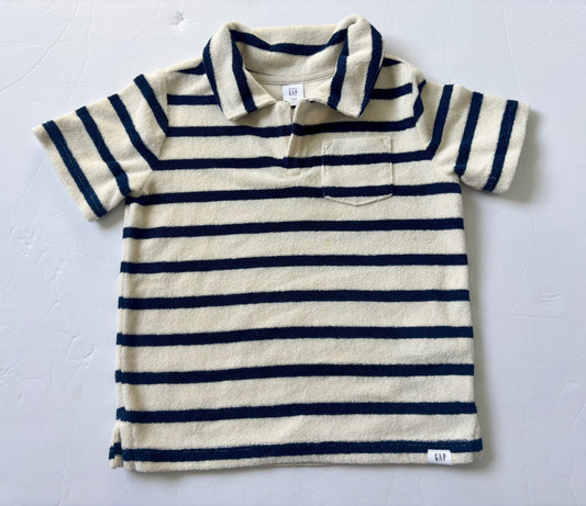 #43 Gap Toweling Polo Boys 3T EUC