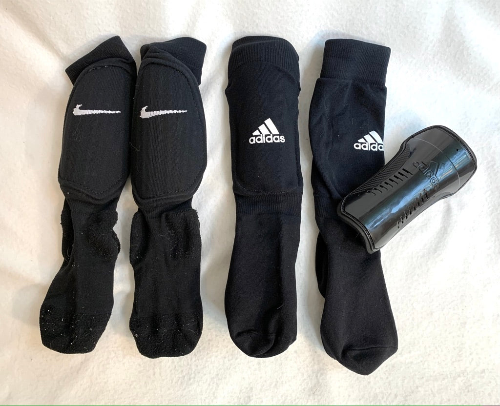 Seller #151 - REDUCED - Sports - Set of 2 Pairs of Shin Guard Socks in size M and M/L