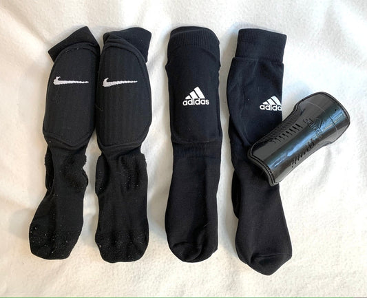 Seller #151 - REDUCED - Sports - Set of 2 Pairs of Shin Guard Socks in size M and M/L