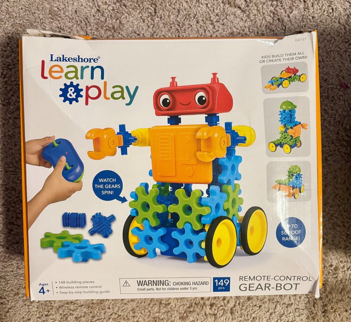 #154 Lakeshore Learning Gear Bot Set